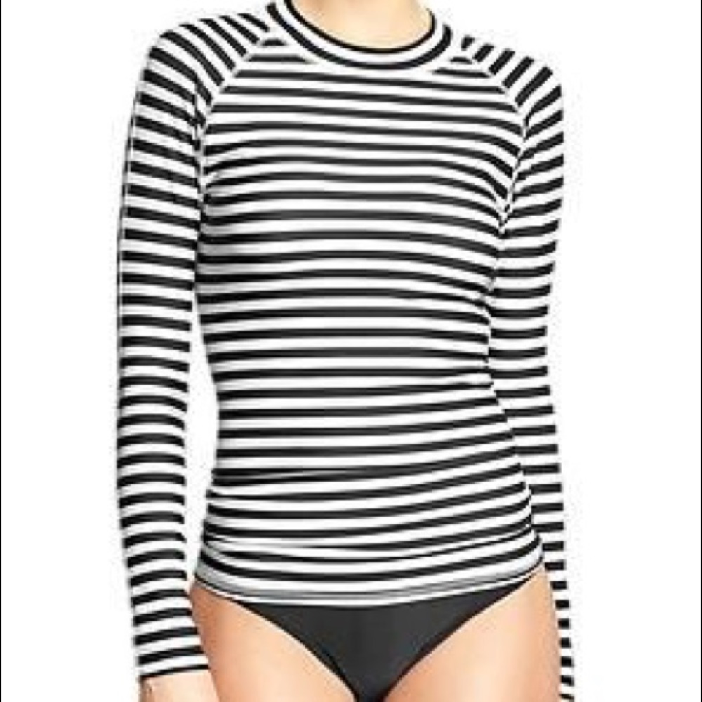 Old Navy Striped Rash Guard